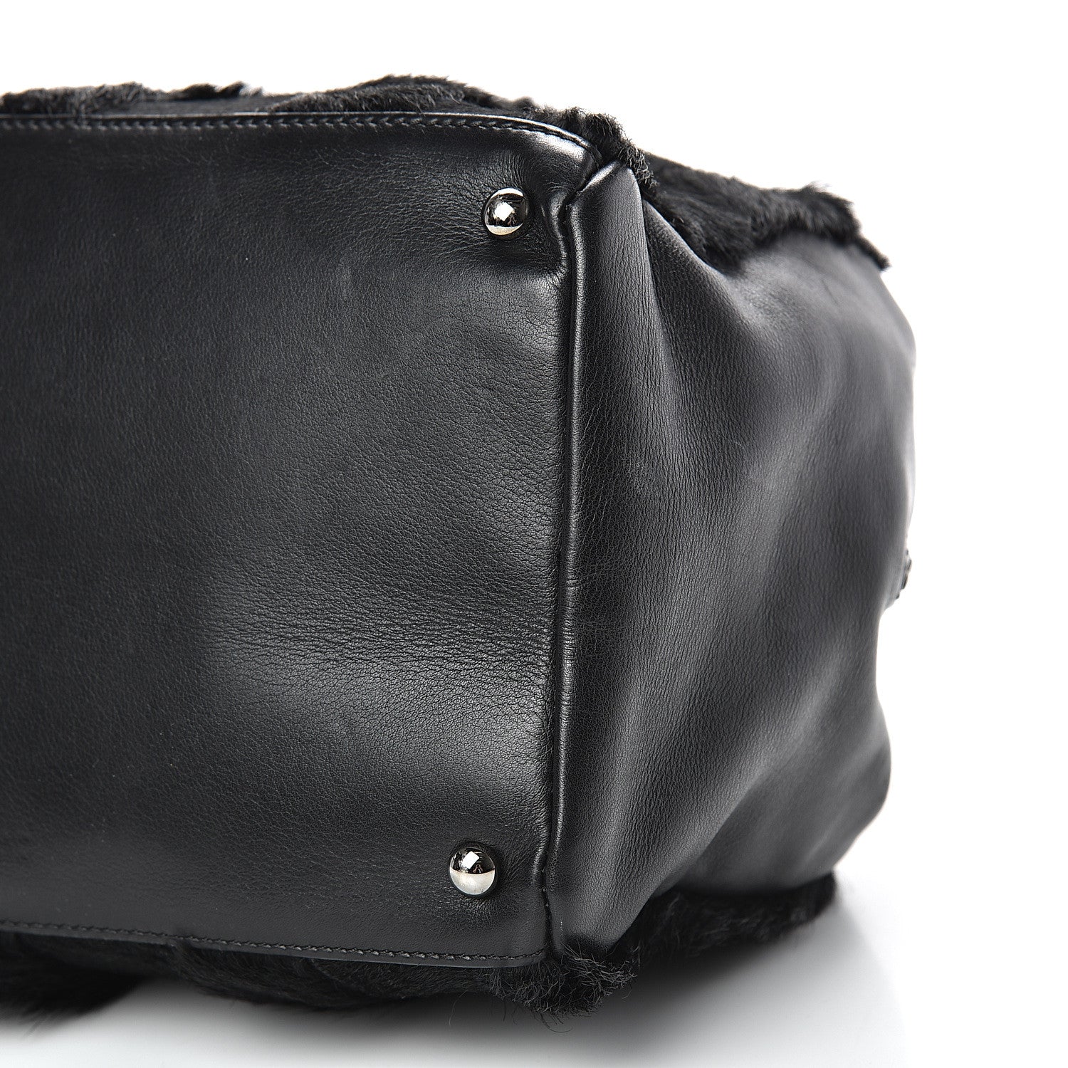 Chanel Pony Hair Shoulder Bag Black 9 of 13