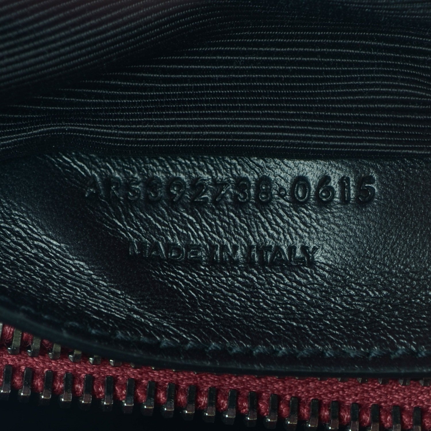 Saint Laurent Sheepskin Matelasse Chevron Large Monogram Satchel Oxblood 9 of 9