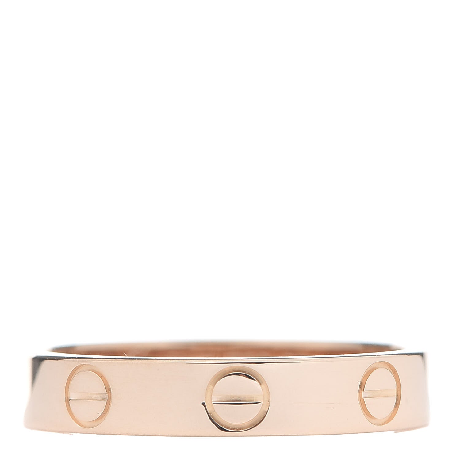 Cartier 18K Pink Gold 3.5mm LOVE Wedding Band Ring 52 6 1 of 4