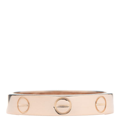 Cartier 18K Pink Gold 3.5mm LOVE Wedding Band Ring 52 6 1 of 4
