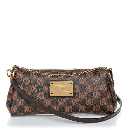 Louis Vuitton Damier Ebene Eva Clutch 1 of 8