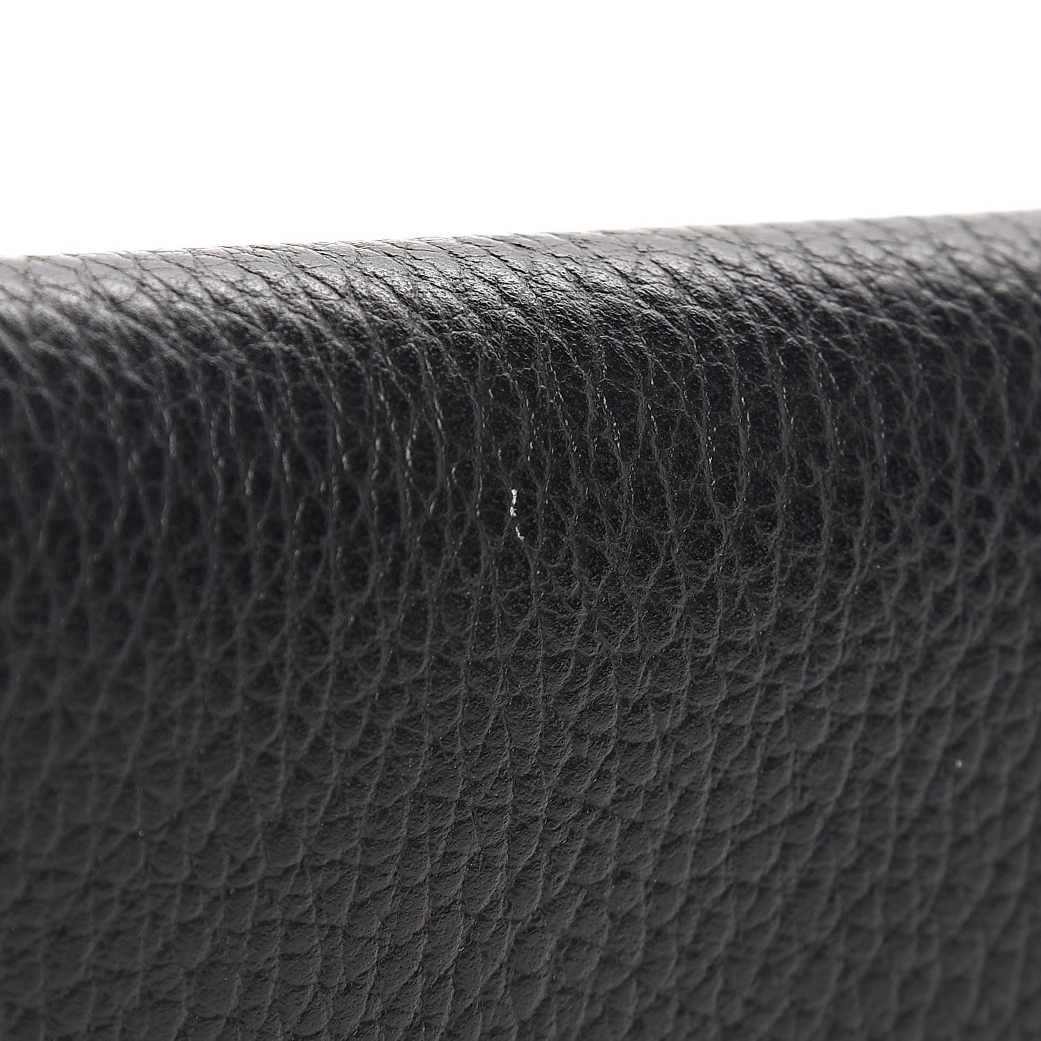 Gucci Pebbled Calfskin GG Marmont Card Case Black 8 of 9