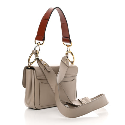 Chloe Shiny Calfskin Suede Small C Double Carry Bag Motty Grey 2 of 12