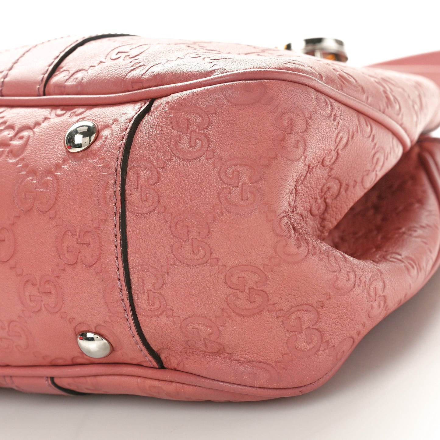Guccissima Medium GG Twins Tote Pink