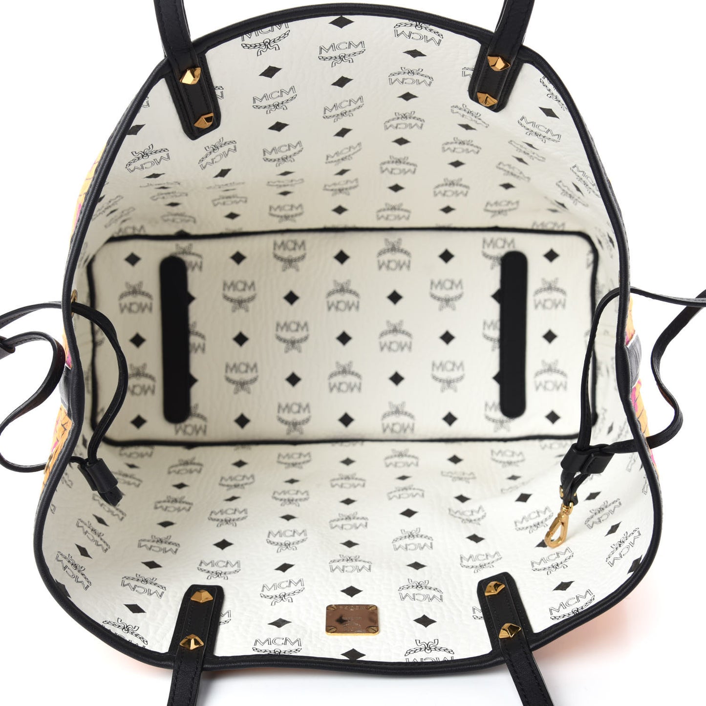Visetos Medium Project Reversible Shopper Tote White