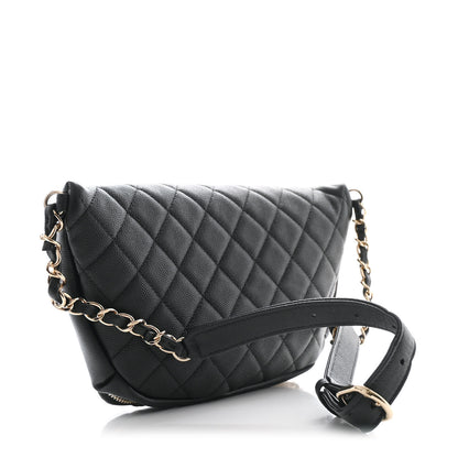 Chanel Caviar Quilted Business Affinity Waist Belt Bag Black 3 of 10