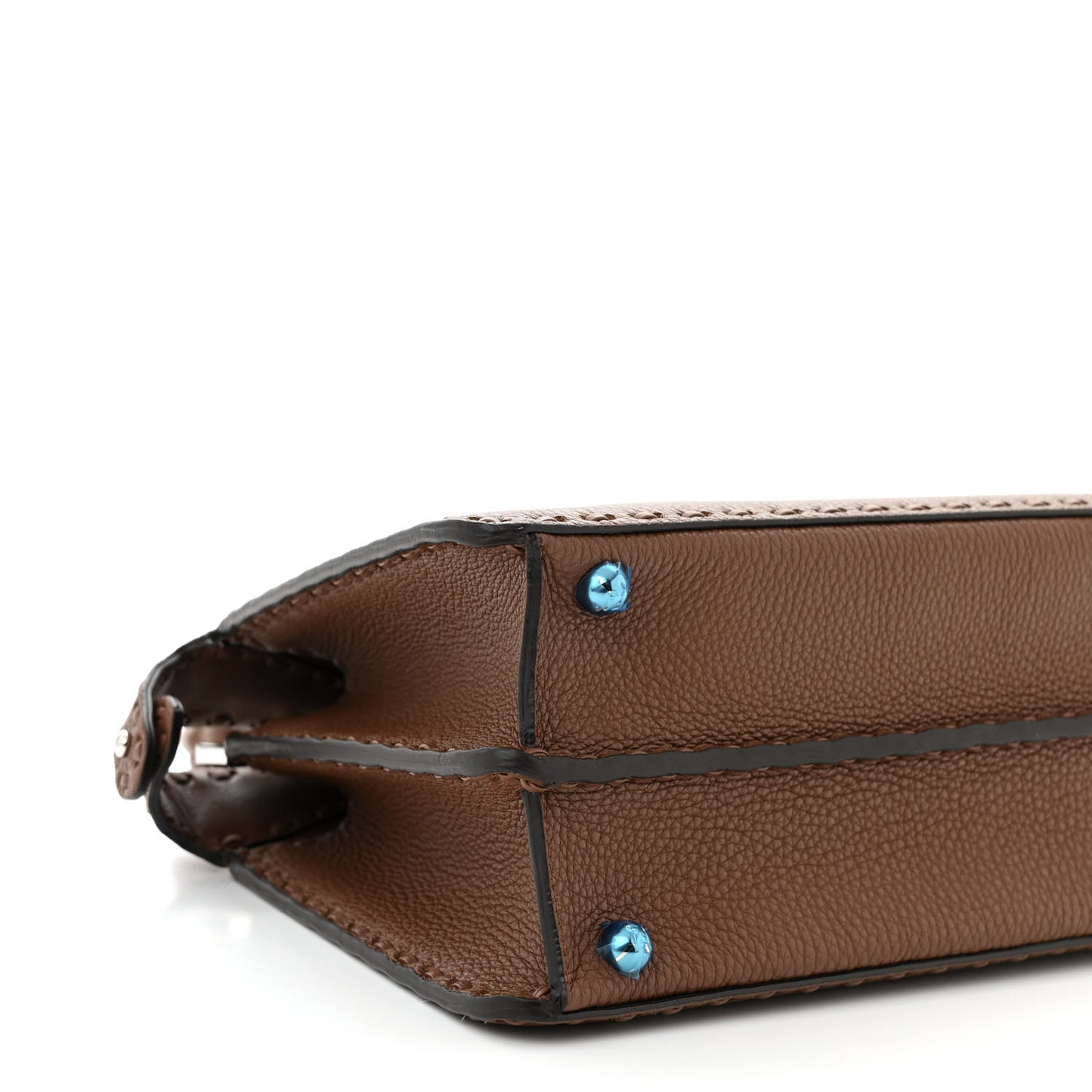 Cuoio Romano Selleria Chamois Small Peekaboo I SEE U Satchel Mou