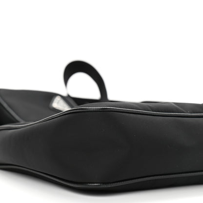 Prada Re-Nylon Saffiano Pocket Zippered Shoulder Bag Black 9 of 11