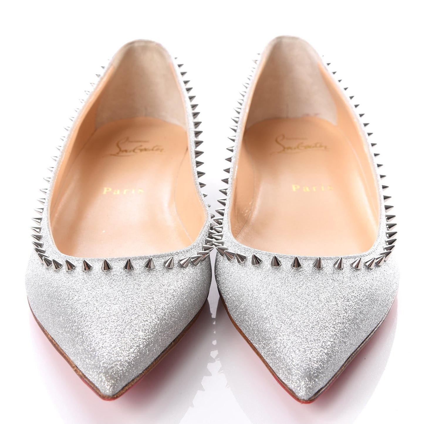 Mini Glitter Anjalina Flats 36 Silver