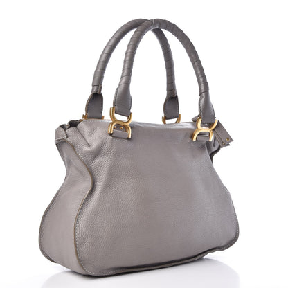 Chloe Calfskin Medium Marcie Satchel Cashmere Grey 3 of 9