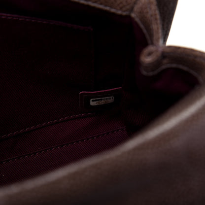 Chanel Crumpled Grained Calfskin Medium CC Crave Flap Brown 9 of 10