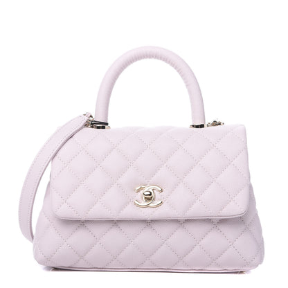 Chanel Caviar Quilted Mini Coco Handle Flap Lilas Lilac 1 of 9