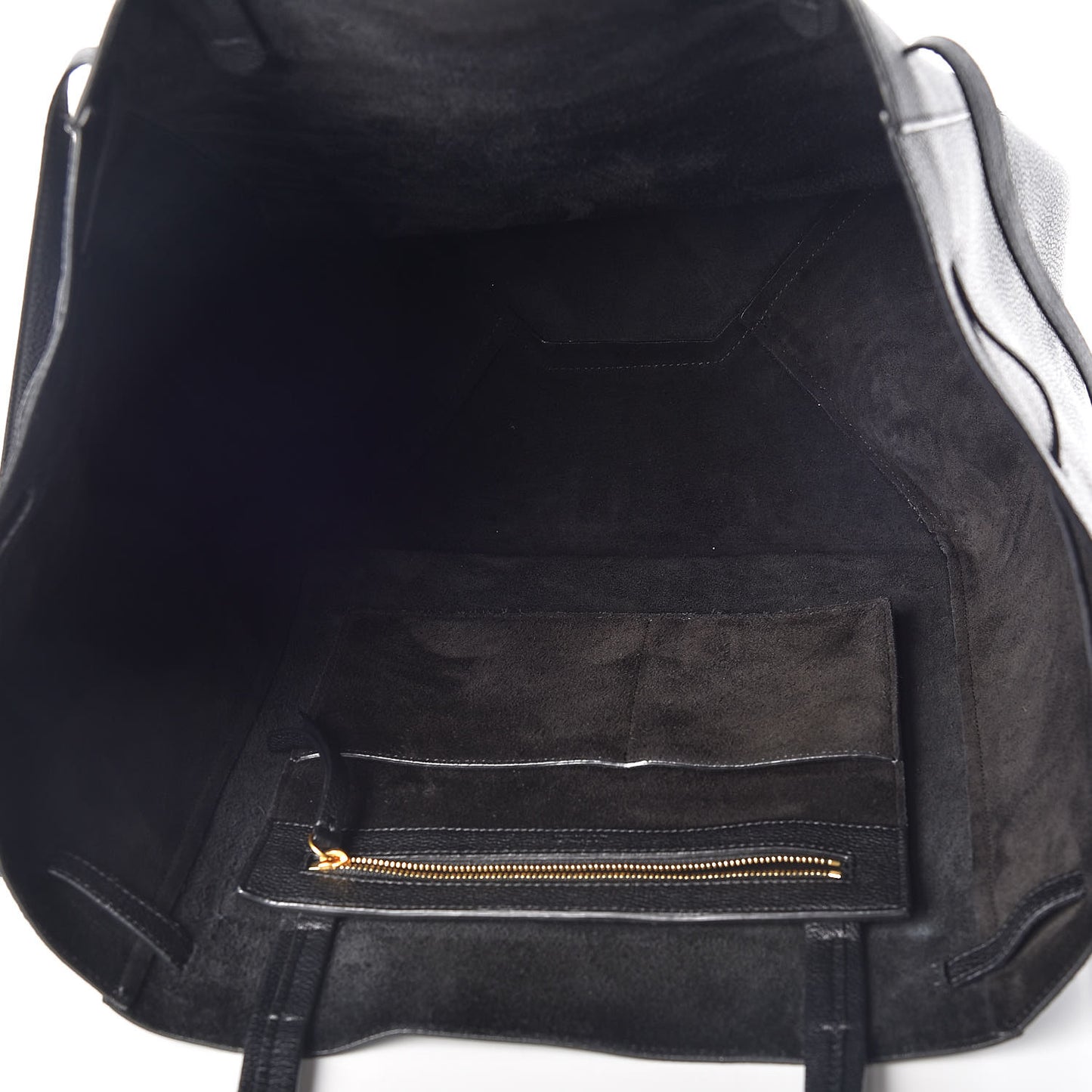 Soft Grained Calfskin Medium Belt Cabas Phantom Black
