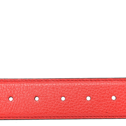Gucci Calfskin G Belt 90 36 Red 4 of 4