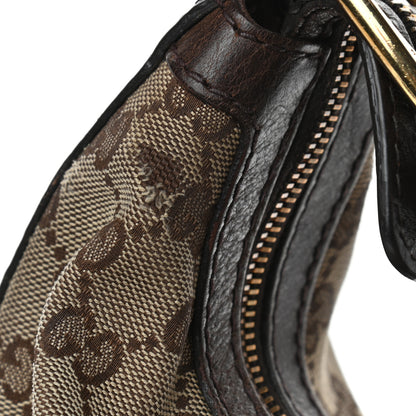 Gucci Monogram Medium Interlocking Hobo Dark Brown 11 of 12