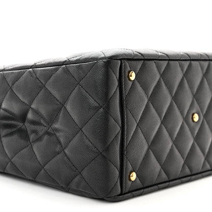 Chanel Caviar Quilted Small Shopping Tote Black 9 of 10