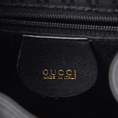Gucci Calfskin Bamboo Backpack Black 6 of 13