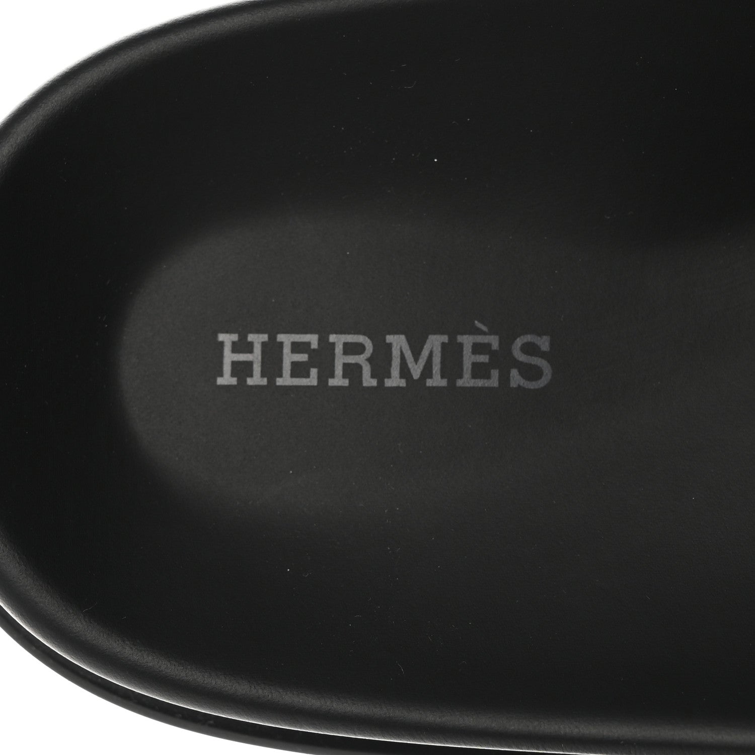 Hermes Epsom Mens Chypre Sandals 42.5 Black Bleu Celeste 8 of 11