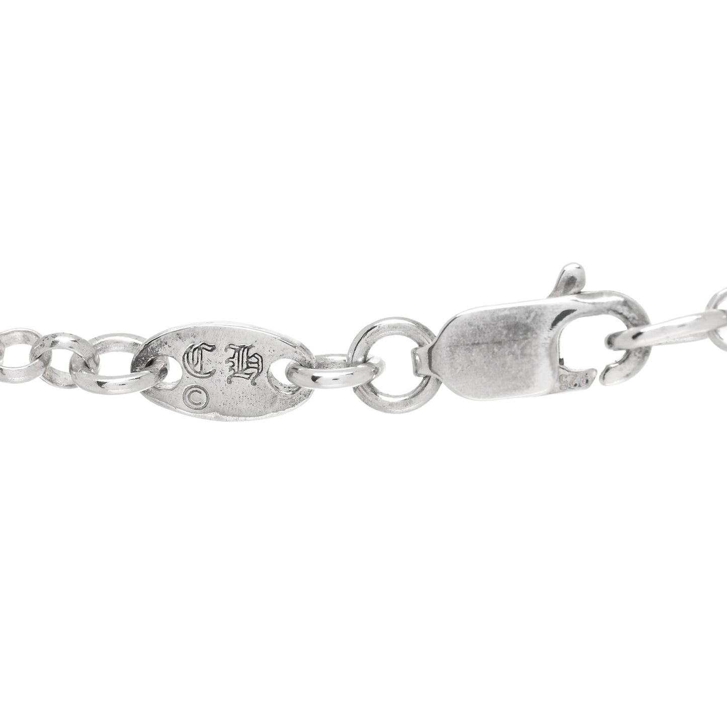 Sterling Silver Roll Chain Necklace 20"