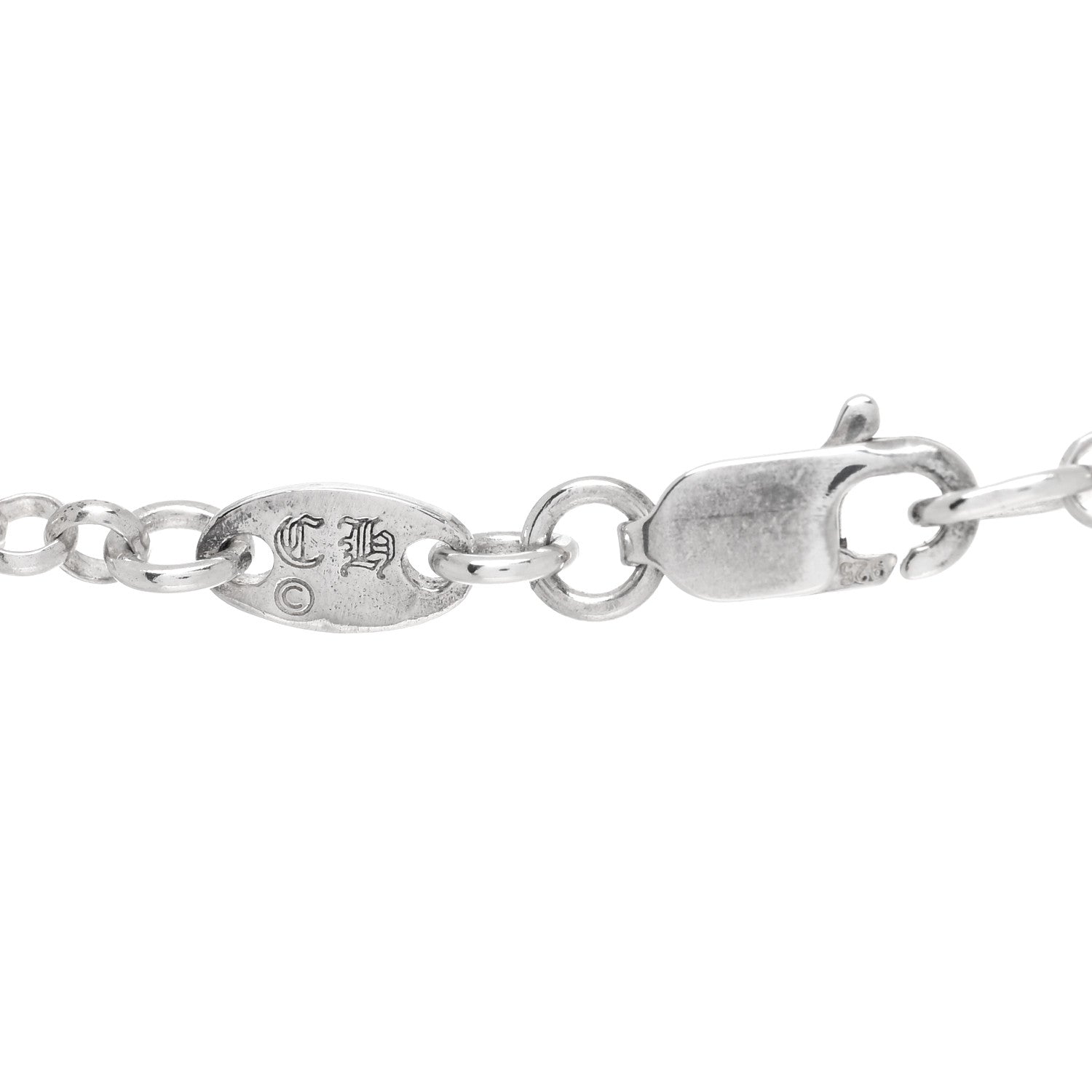 Chrome Hearts Sterling Silver Roll Chain Necklace 20" 4 of 5