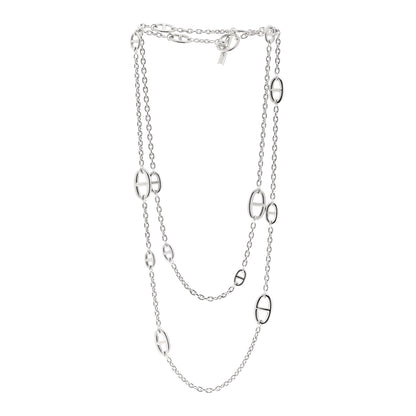 Hermes Sterling Silver Farandole Necklace 120 3 of 5