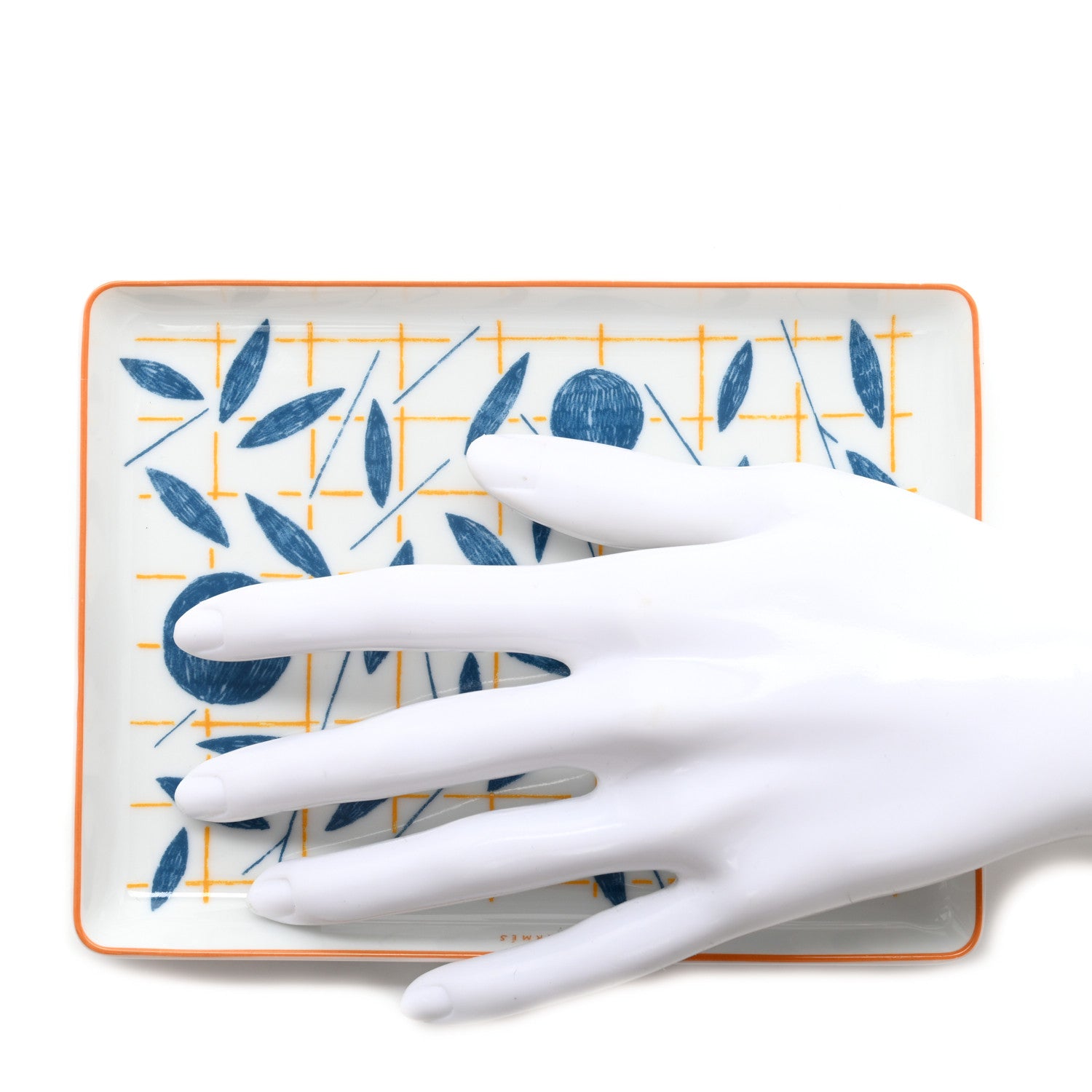 Hermes Porcelain Small A Walk In The Garden Tray 2 of 7