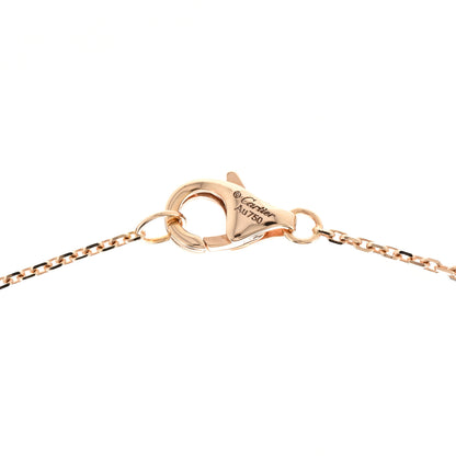 Cartier 18K Pink Gold Diamond Pink Opal XS Amulette de Cartier Pendant Necklace 4 of 5