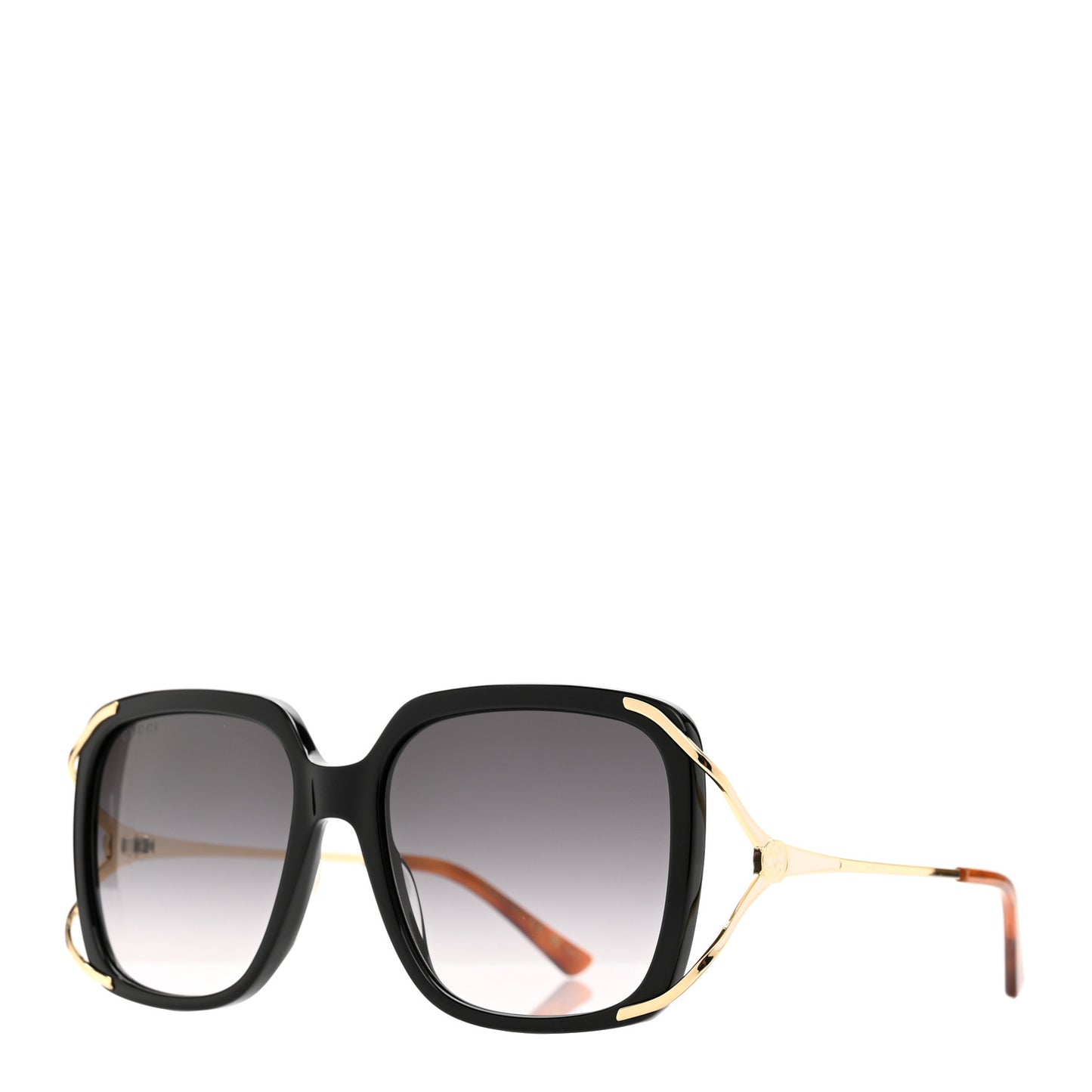 Acetate Butterfly Sunglasses GG0647S Black White