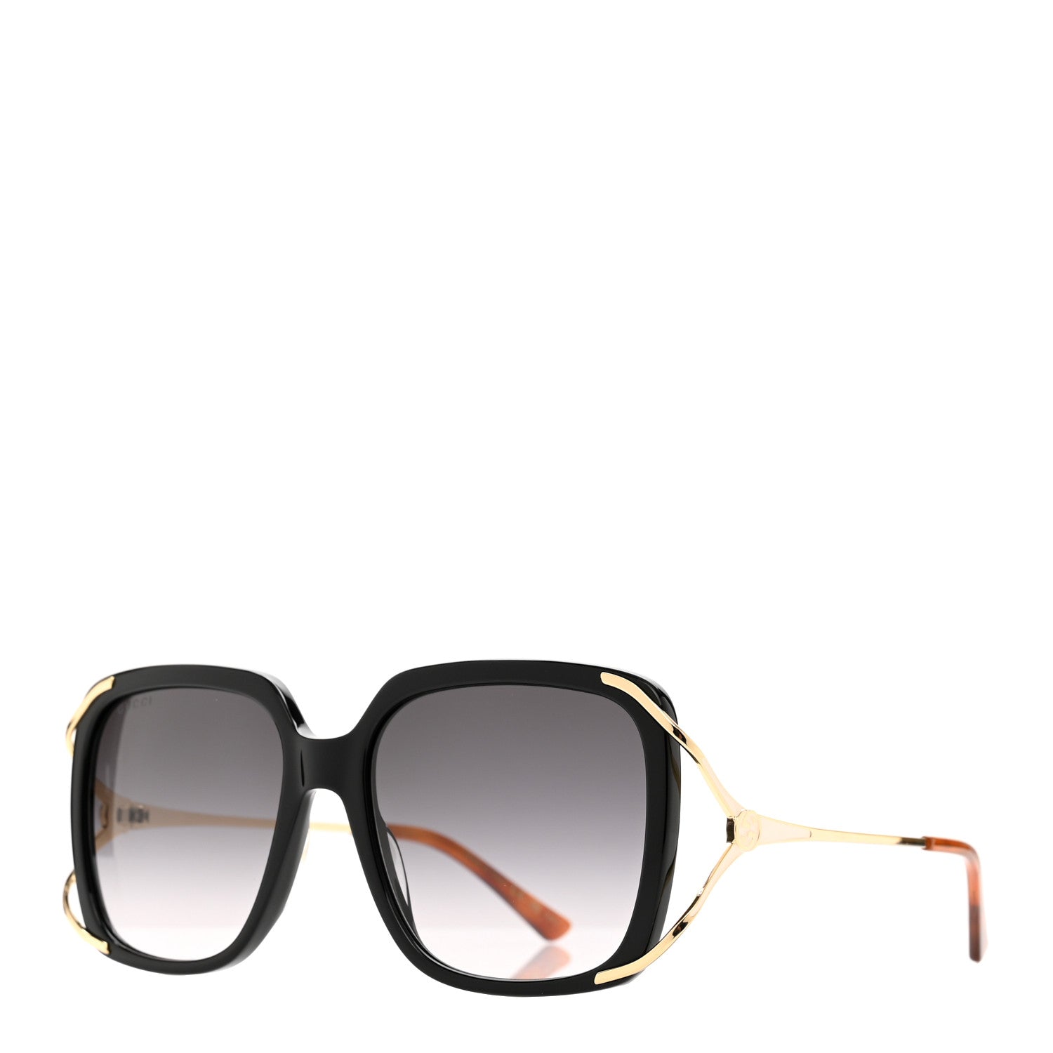 Gucci Acetate Butterfly Sunglasses GG0647S Black White 1 of 6