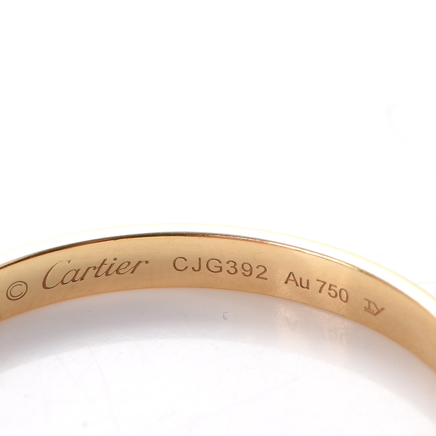 Cartier 18K Yellow Gold Large LOVE Hoop Earrings 5 of 6