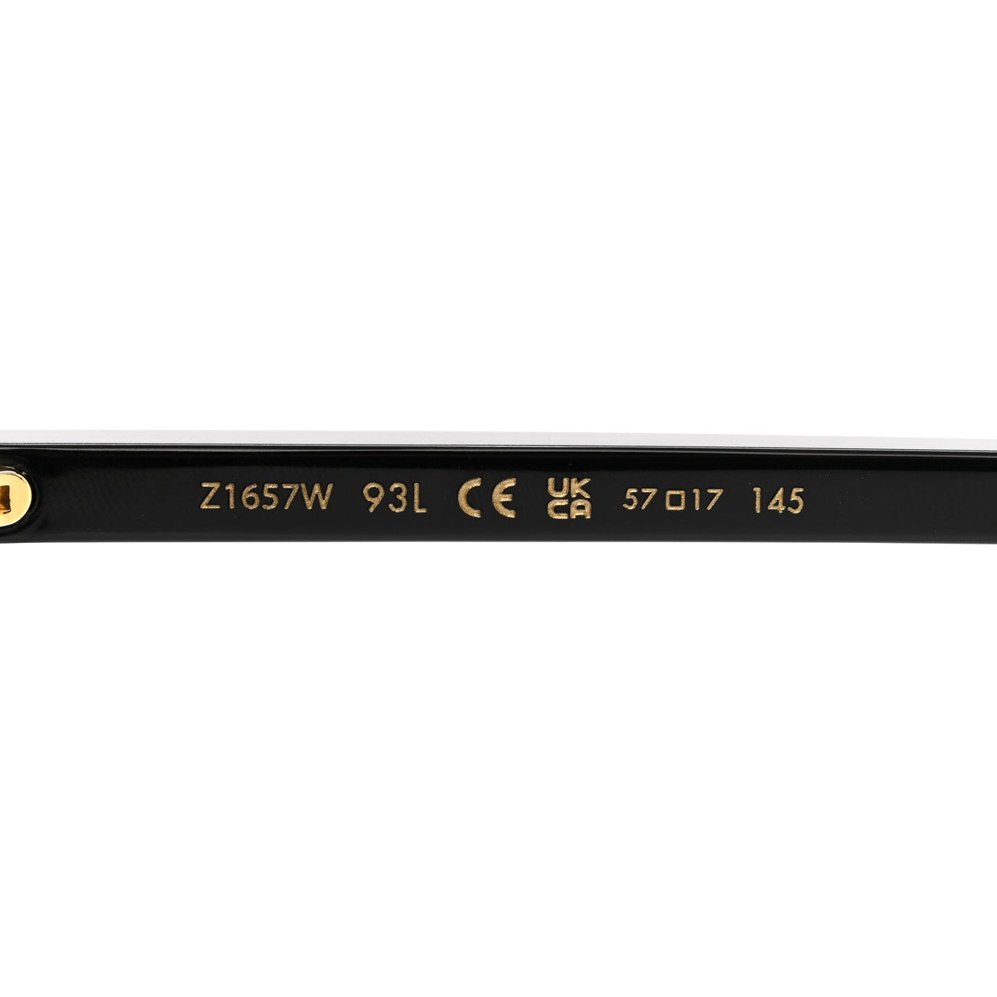 Acetate My Monogram Light Cat Eye Sunglasses Z1657W Black