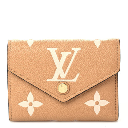 Louis Vuitton Empreinte Monogram Giant Victorine Wallet Arizona Creme 1 of 6