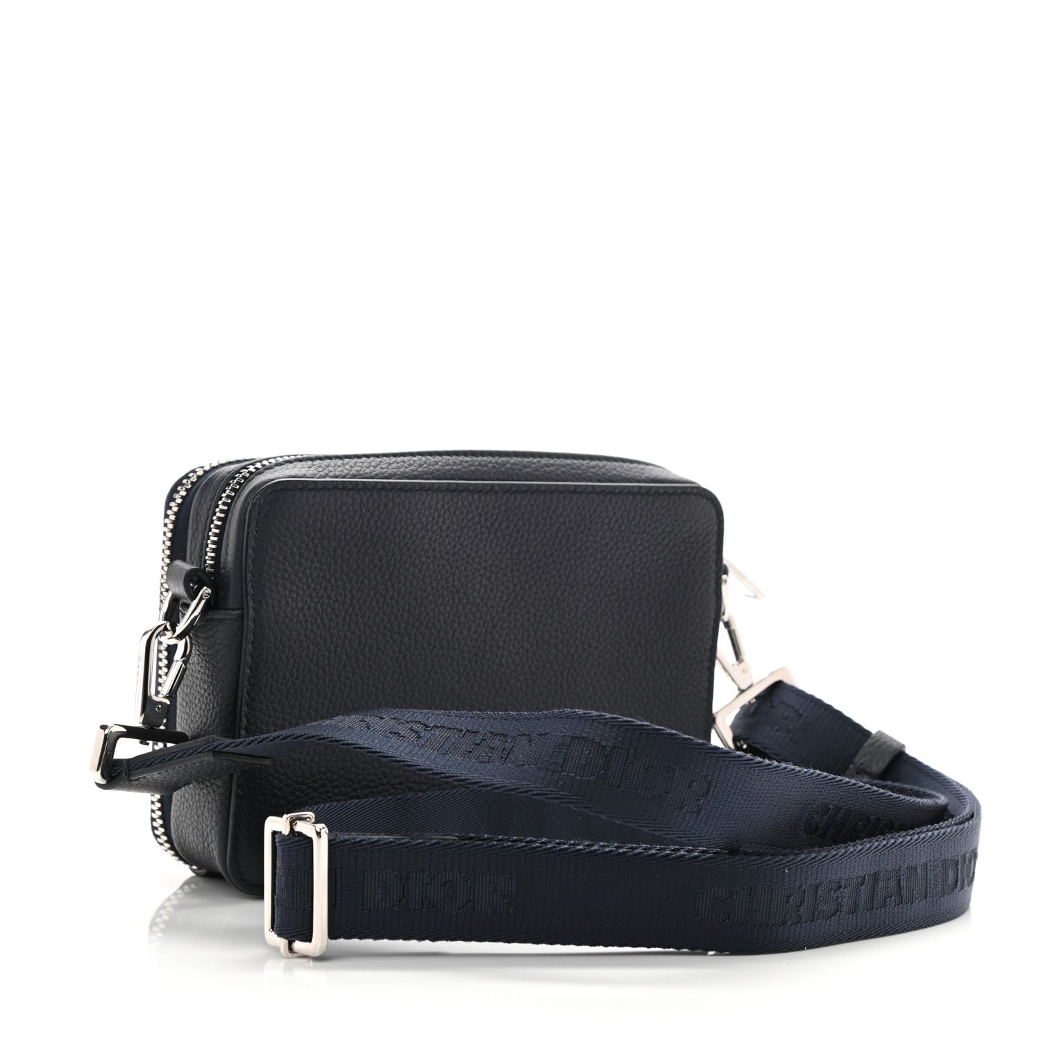 Christian Dior X AIR JORDAN Grained Calfskin Crossbody Blue 3 of 11