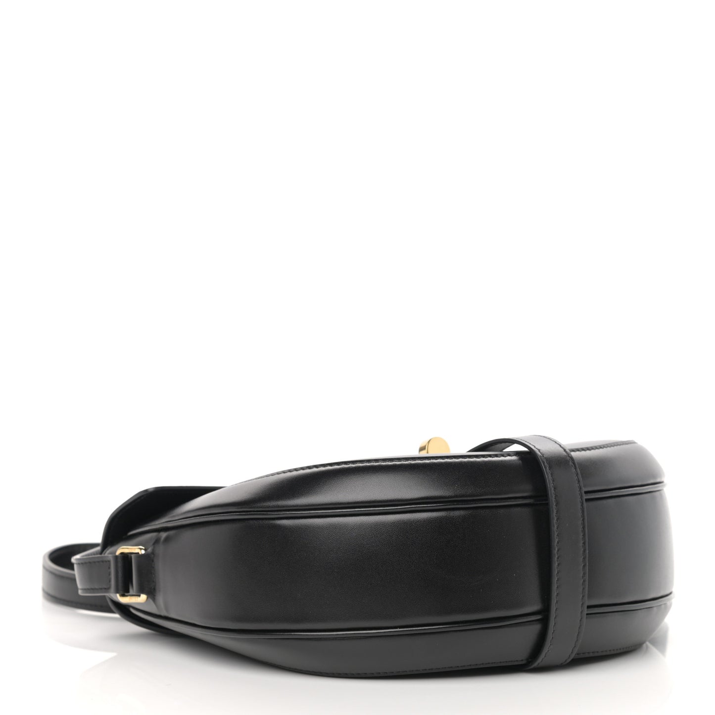 Satinated Calfskin Medium Besace 16 Black