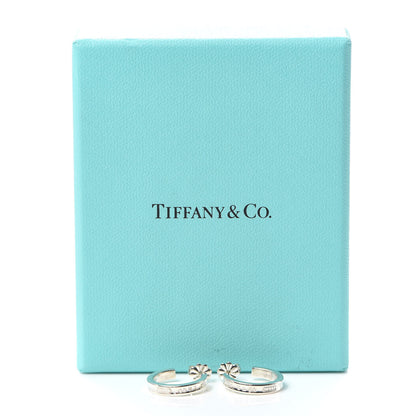 Tiffany Sterling Silver 1837 Small Narrow Hoop Earrings 5 of 5