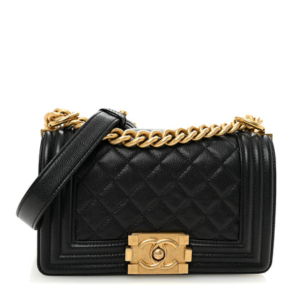 Chanel Caviar Quilted Small Boy Flap Black 1 of 10