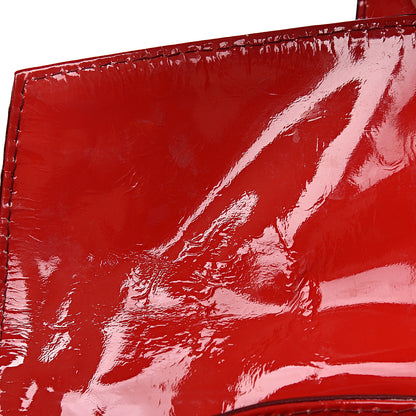 Valentino Garavani Patent Large Histoire Red 11 of 25