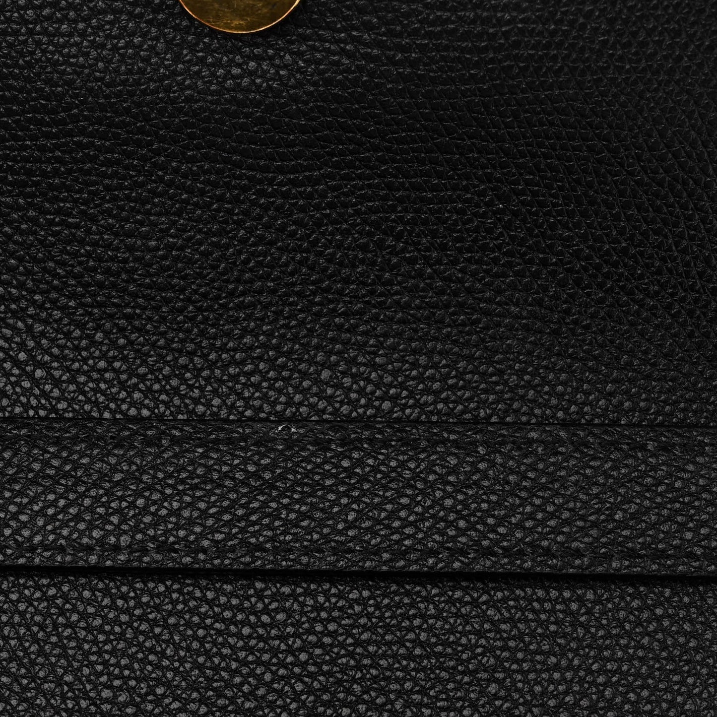 Grainy Calfskin Medium VSling Top Handle Bag Black