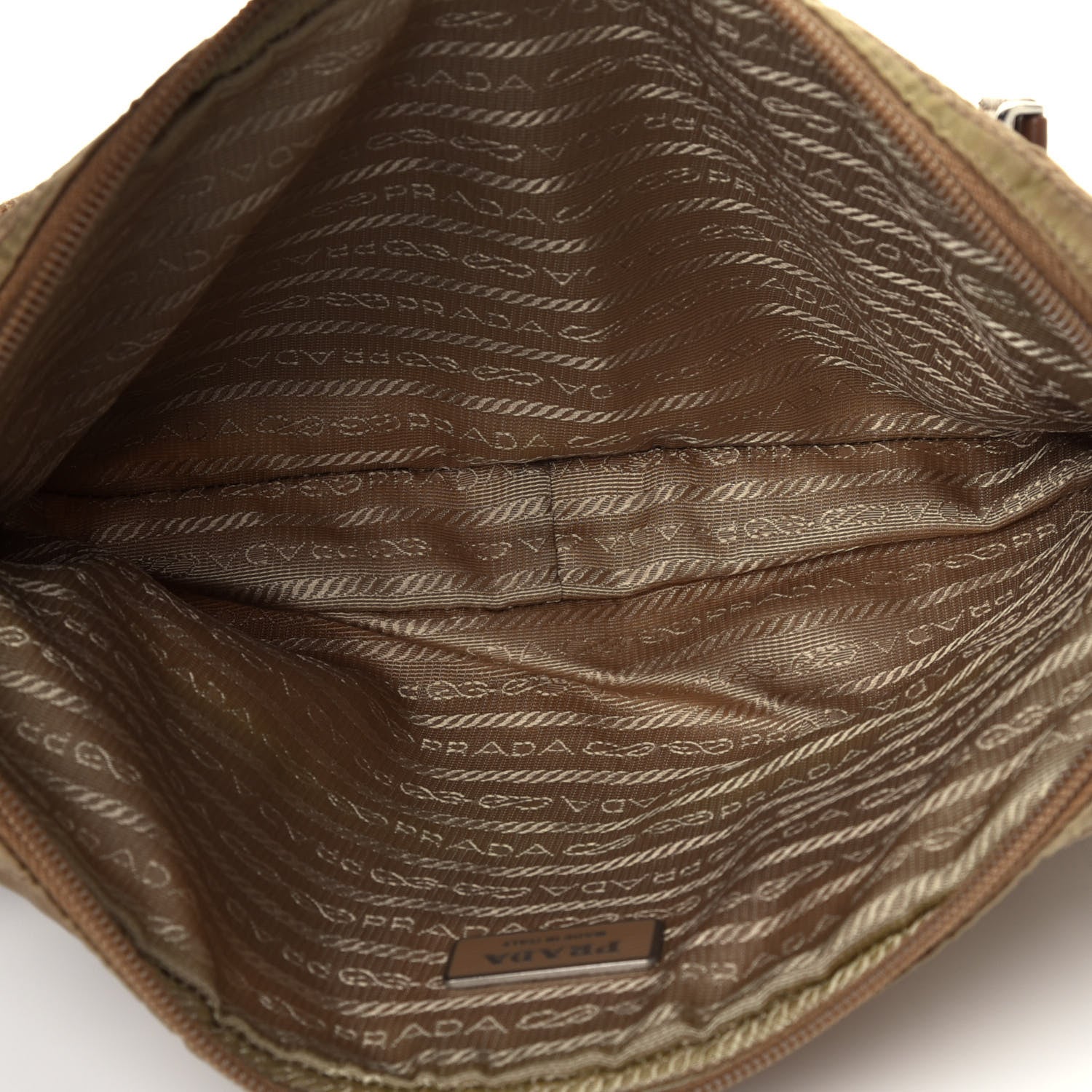 Prada Tessuto Nylon Belt Bag Brown 4 of 10