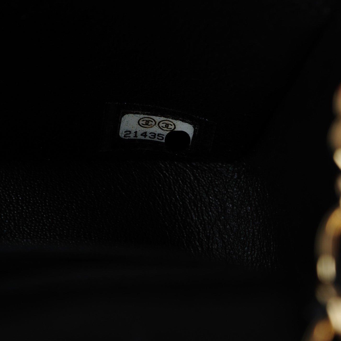 Chanel Lambskin Quilted Mini Rectangular Flap Black 6 of 6