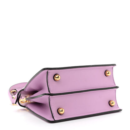 Fendi Shiny Nappa Petite Peekaboo I SEE U Satchel Violetta 4 of 12