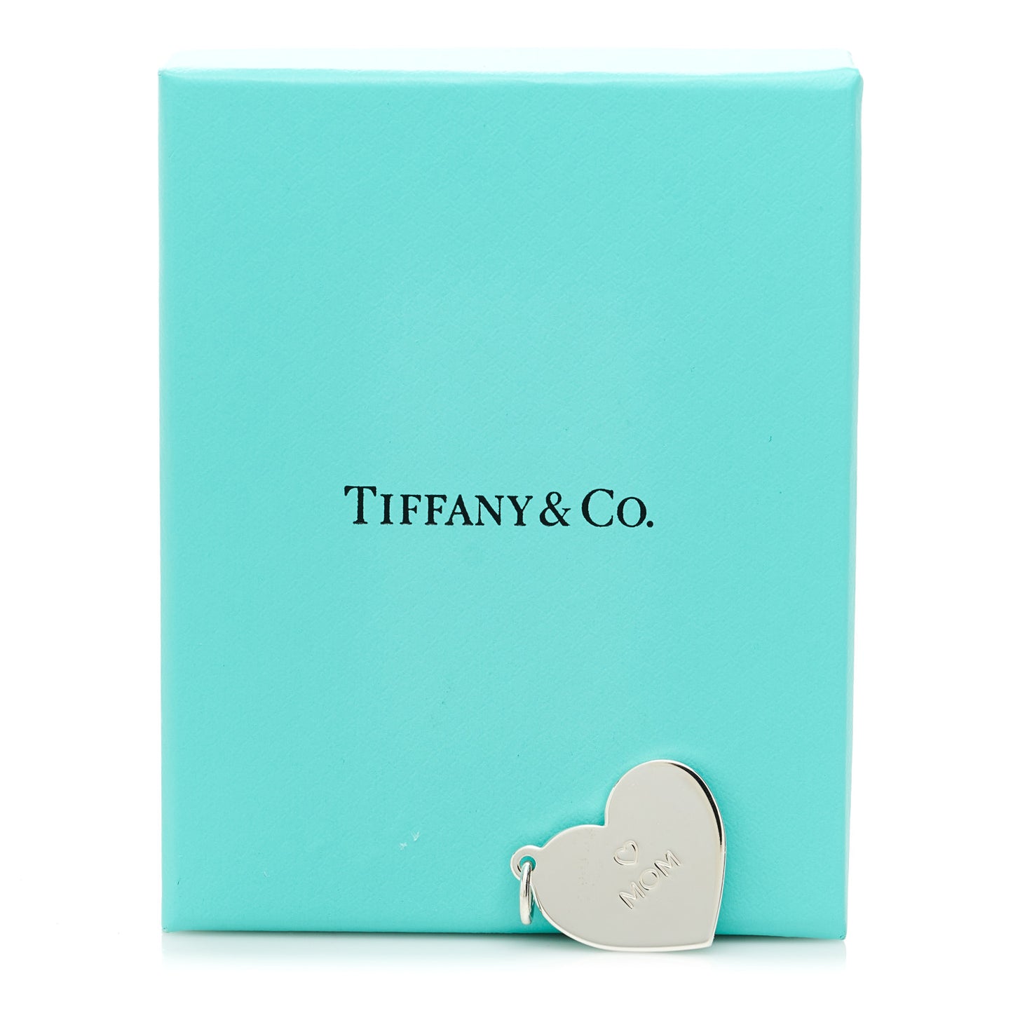 Sterling Silver Mom Heart Charm