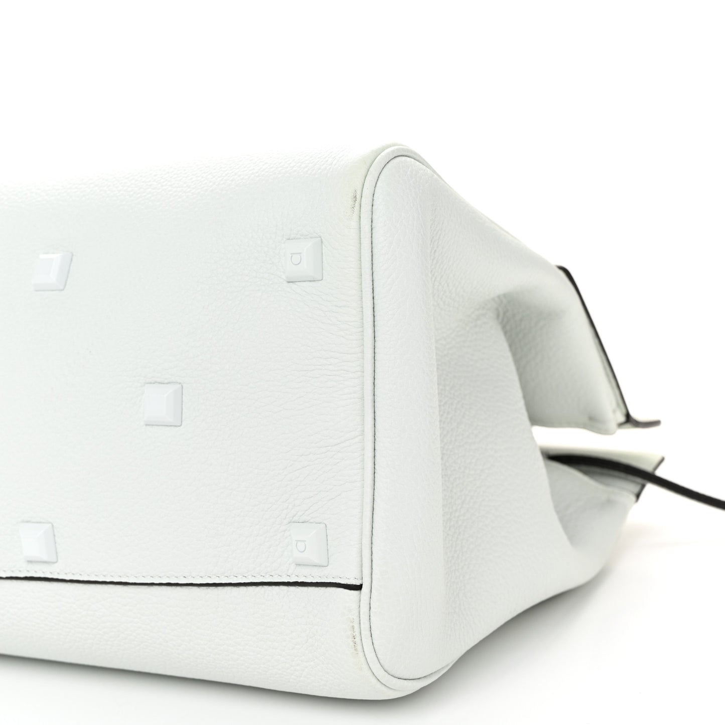 Calfskin Large Studio Bag Astronaut White