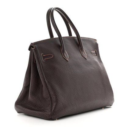 Hermes Fjord Birkin 35 Chocolate 3 of 11