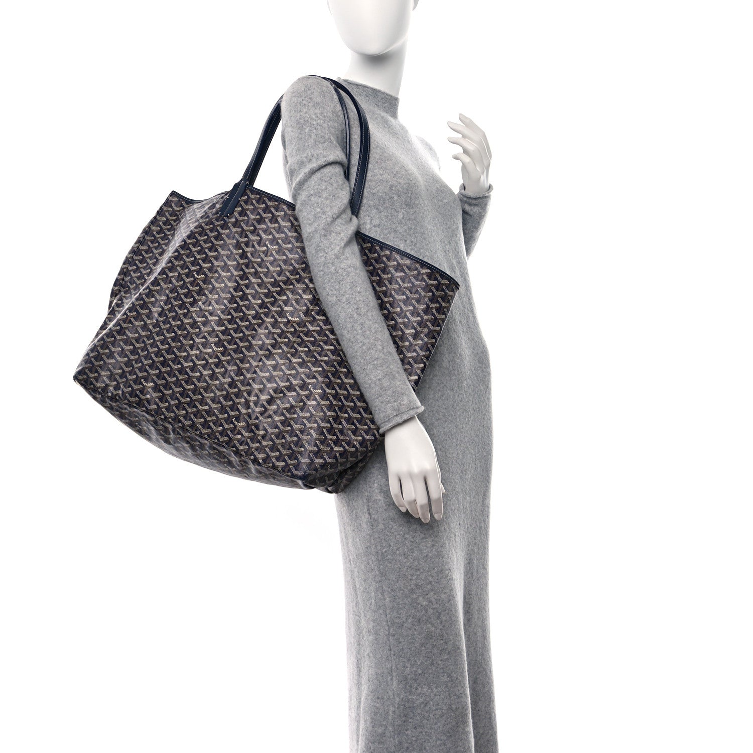 Goyard Goyardine Saint Louis XXL Navy 2 of 10