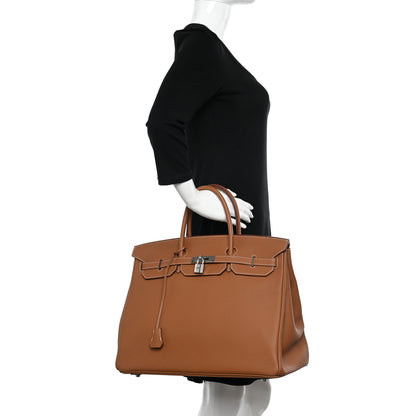 Hermes Togo Birkin 40 Gold 2 of 11