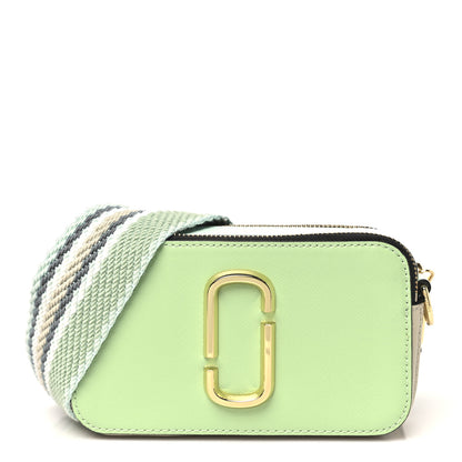Marc Jacobs Saffiano Small Snapshot Camera Bag Mint Multicolor 1 of 11