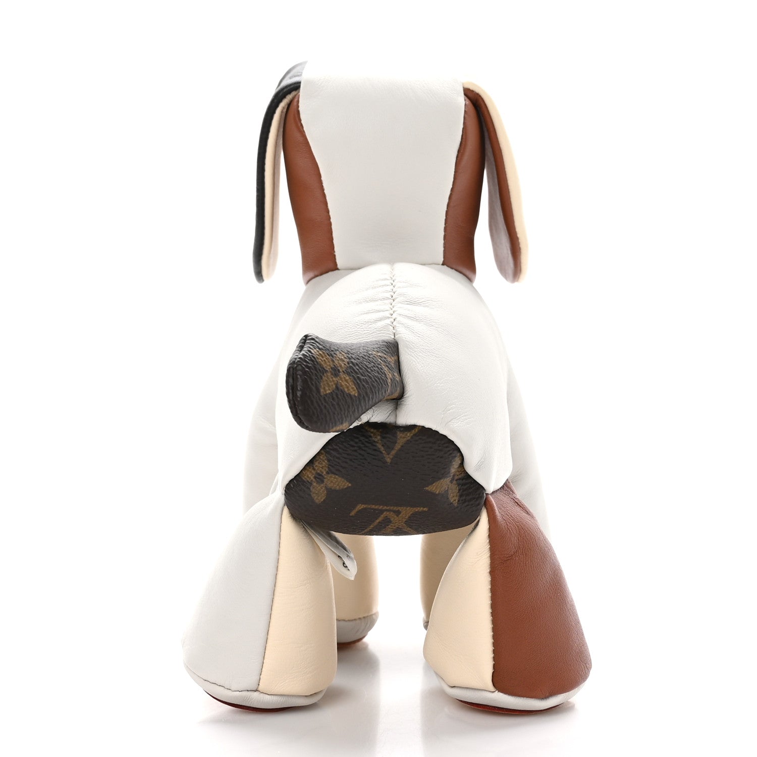 Louis Vuitton Calfskin Monogram Doudou Oscar Dog Beige 2 of 9