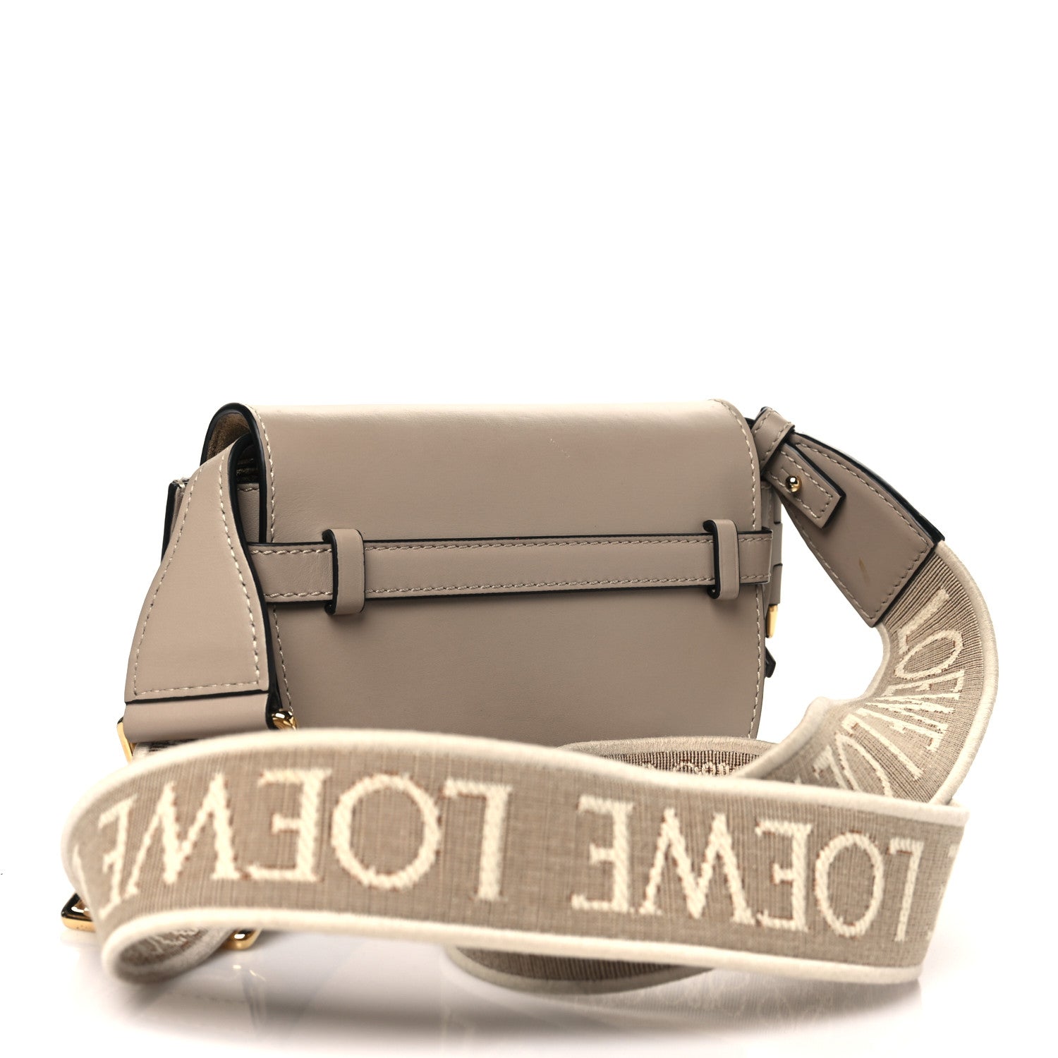 Loewe Calfskin Jacquard Mini Gate Dual Bag Sand 3 of 11