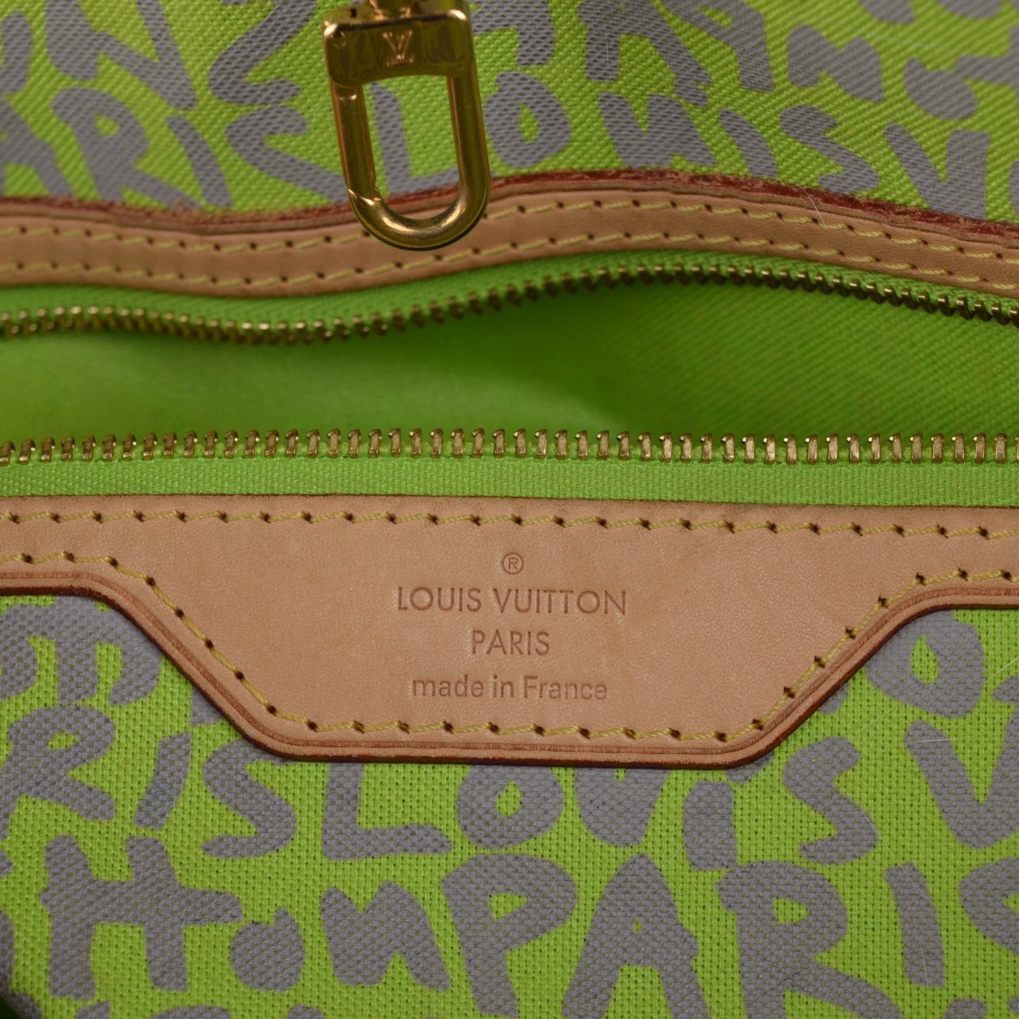 Monogram Graffiti Neverfull GM Green